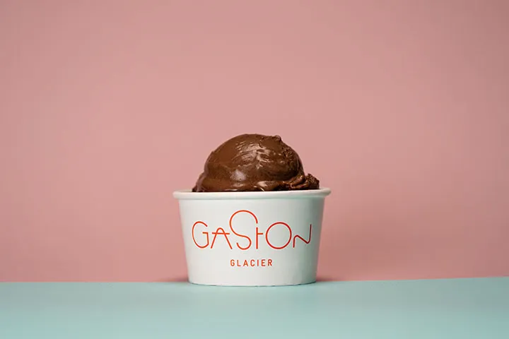 Glace Chocolat Noir Valrhona 80% (M (550 ml))